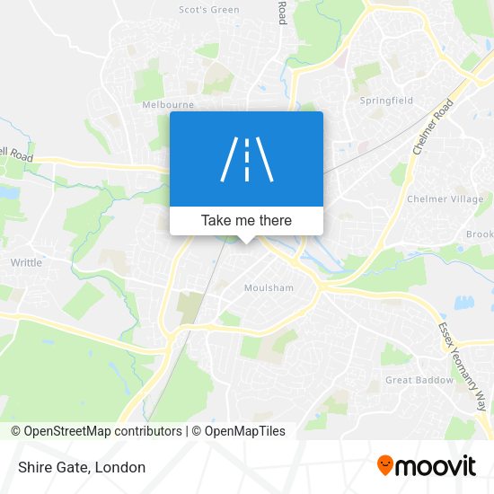 Shire Gate map