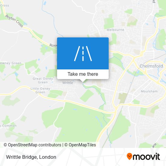 Writtle Bridge map