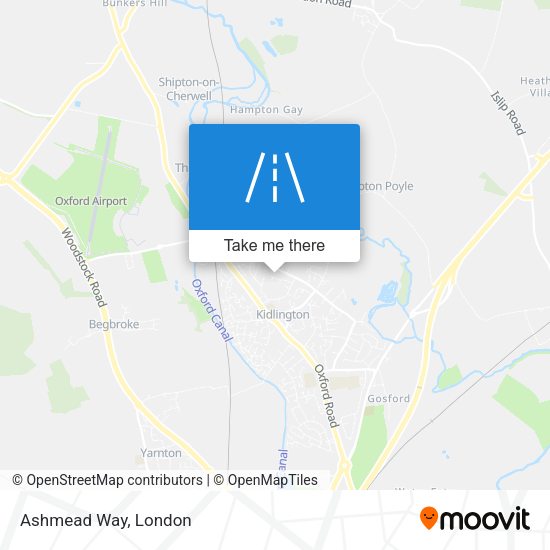 Ashmead Way map