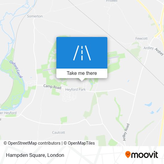 Hampden Square map