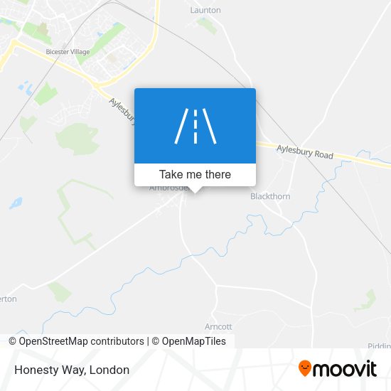 Honesty Way map