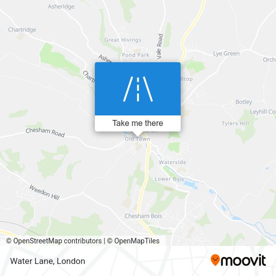Water Lane map