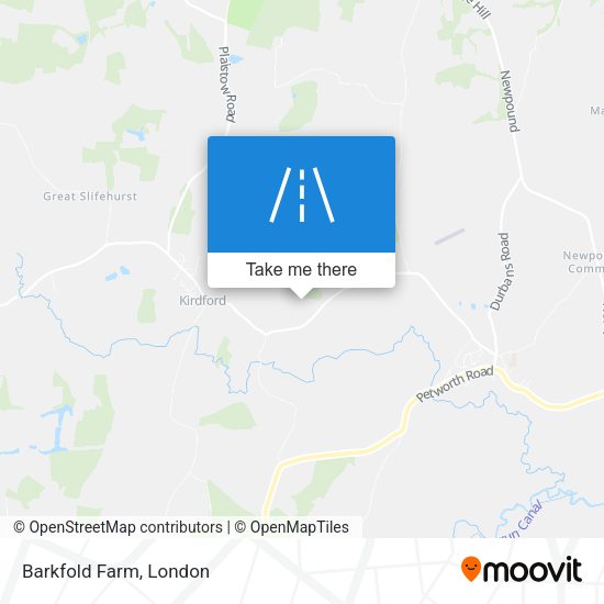 Barkfold Farm map