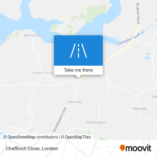 Chaffinch Close map