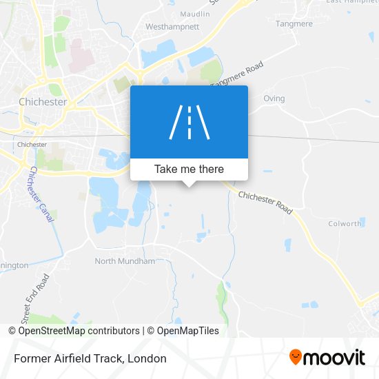 Former Airfield Track map