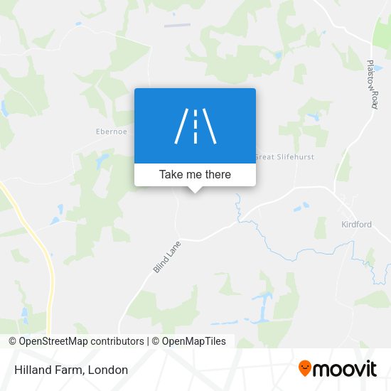 Hilland Farm map
