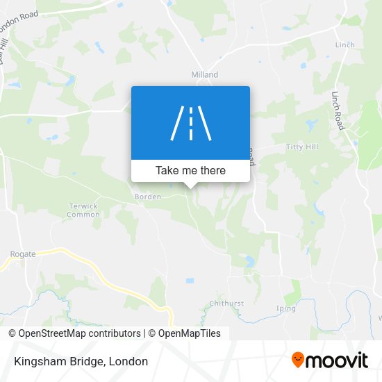 Kingsham Bridge map