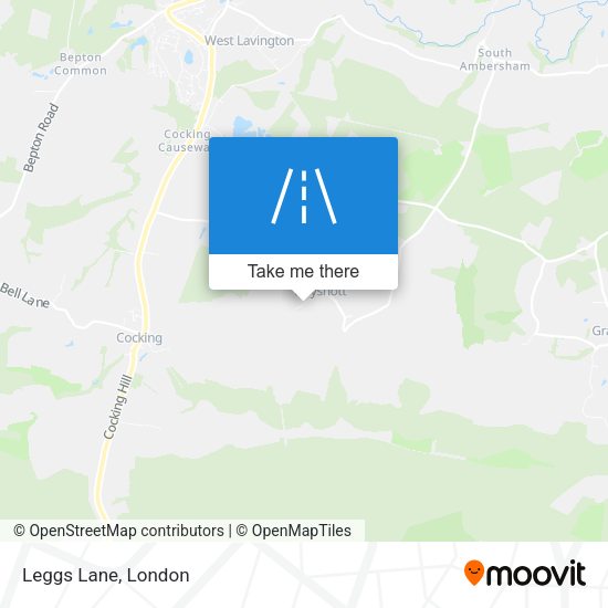 Leggs Lane map
