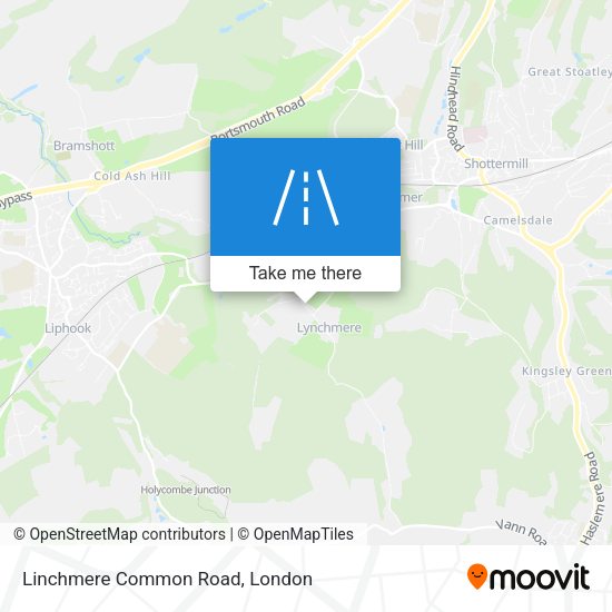 Linchmere Common Road map