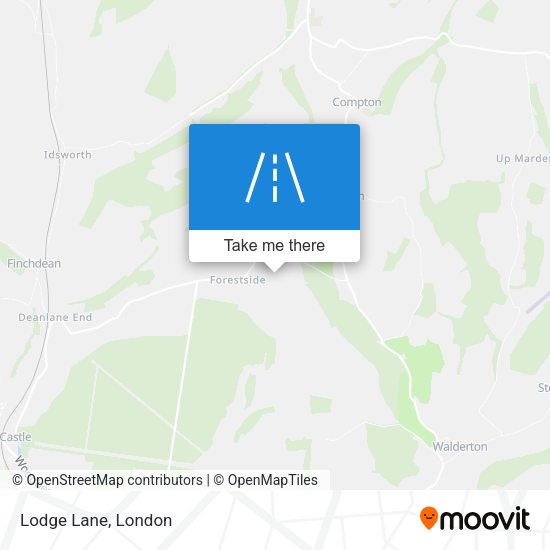 Lodge Lane map