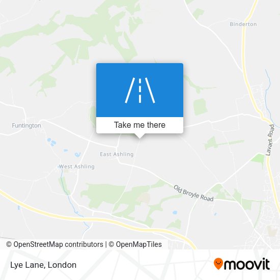 Lye Lane map