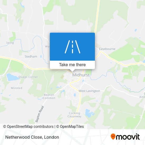 Netherwood Close map