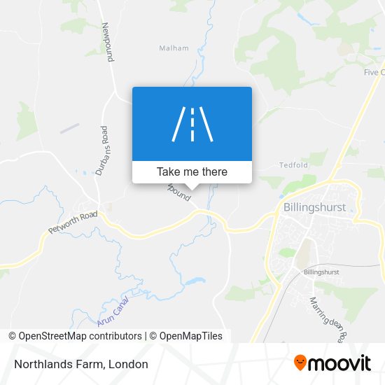 Northlands Farm map