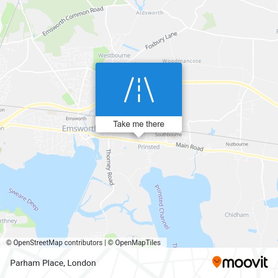 Parham Place map