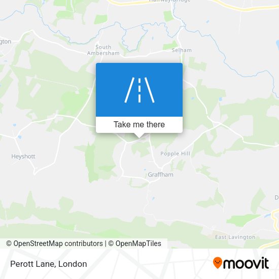 Perott Lane map