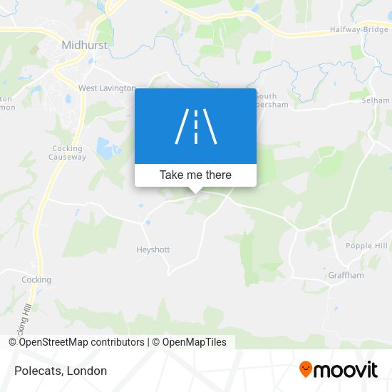 Polecats map