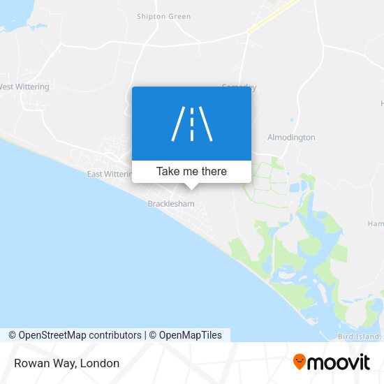 Rowan Way map