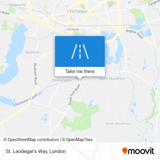 St. Leodegar's Way map