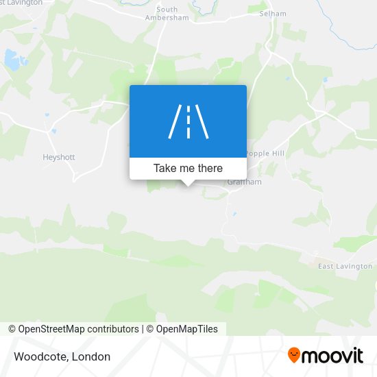 Woodcote map