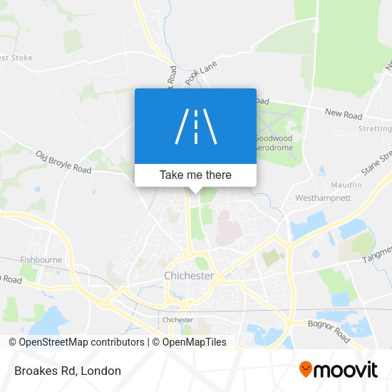 Broakes Rd map