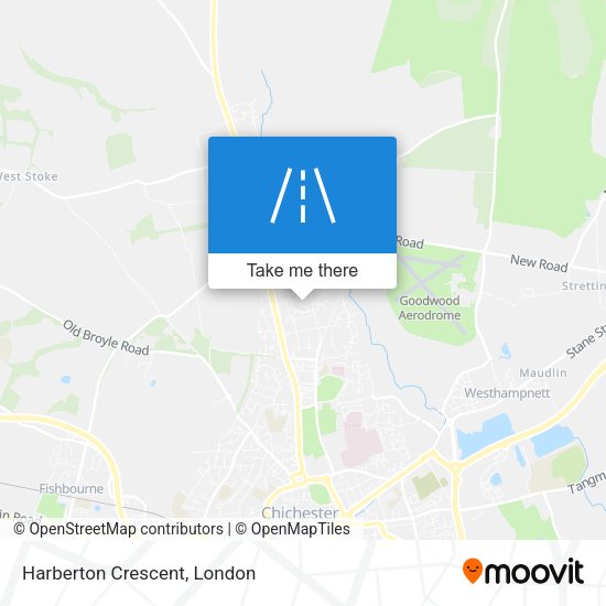 Harberton Crescent map
