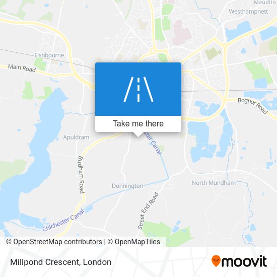 Millpond Crescent map