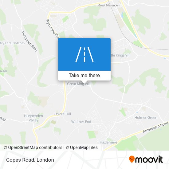 Copes Road map