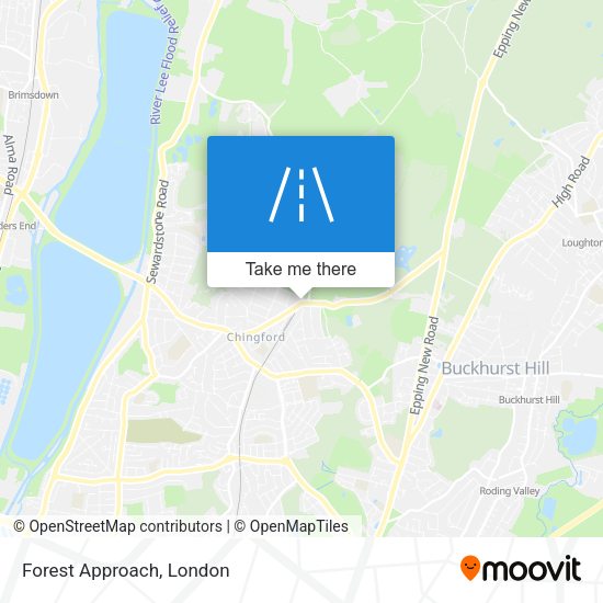 Forest Approach map