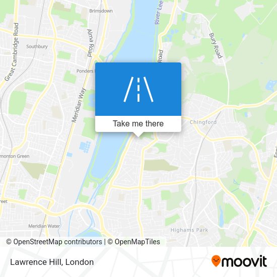 Lawrence Hill map