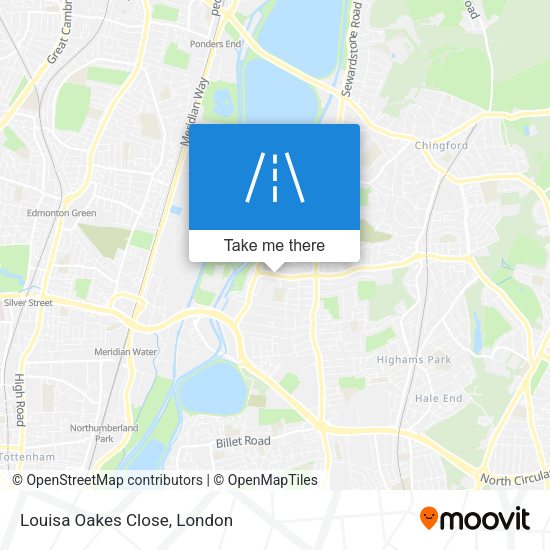Louisa Oakes Close map