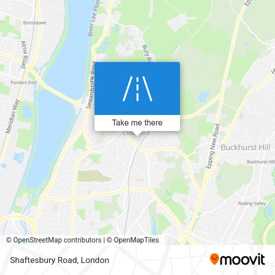 Shaftesbury Road map
