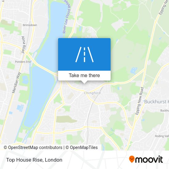 Top House Rise map