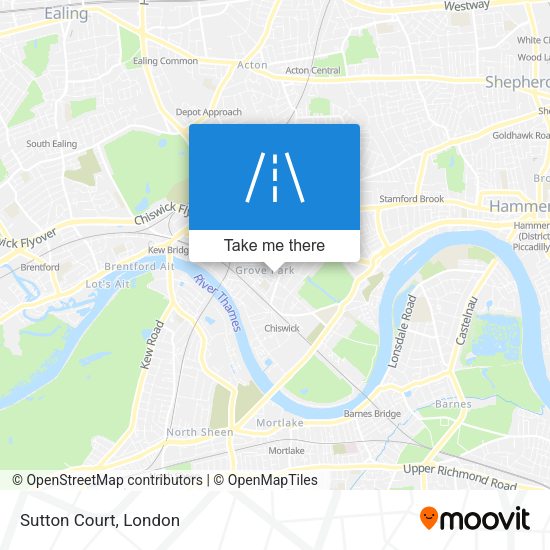 Sutton Court map