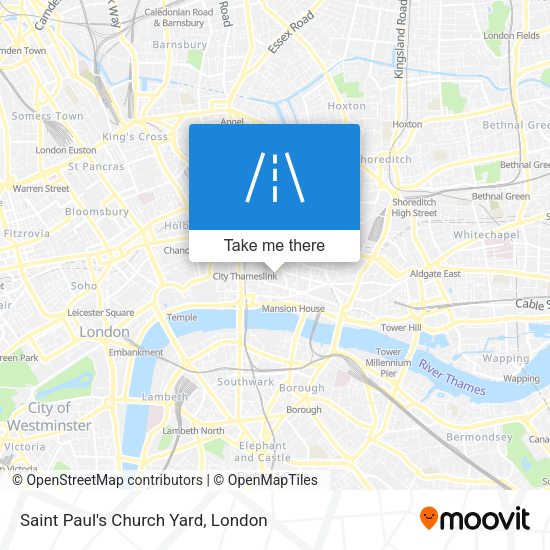 Saint Paul's Church Yard map