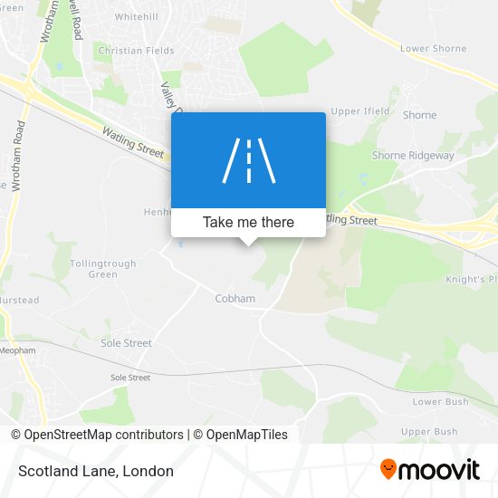 Scotland Lane map