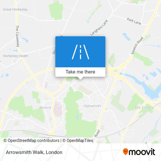 Arrowsmith Walk map