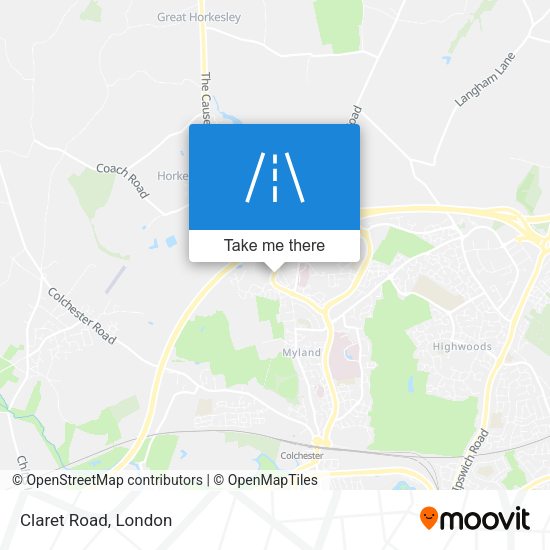 Claret Road map