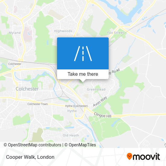 Cooper Walk map
