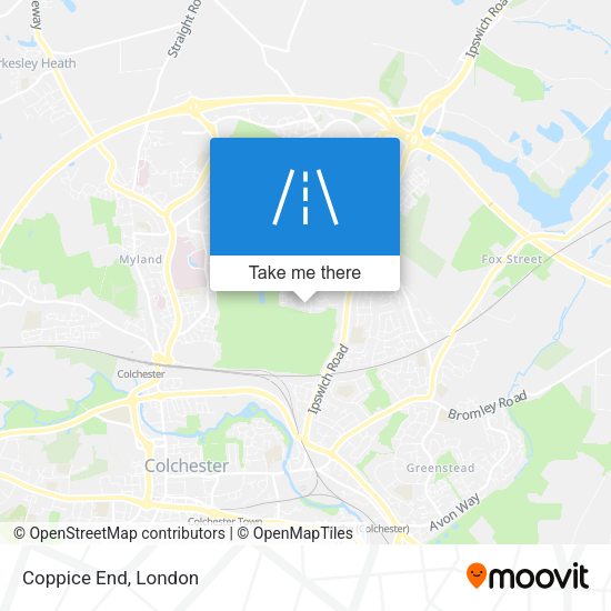 Coppice End map