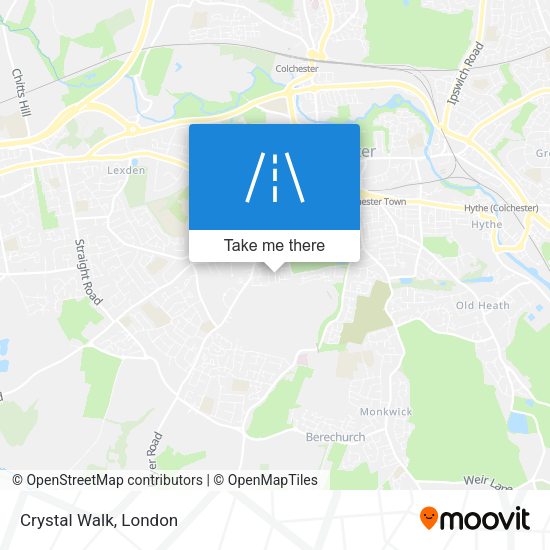 Crystal Walk map