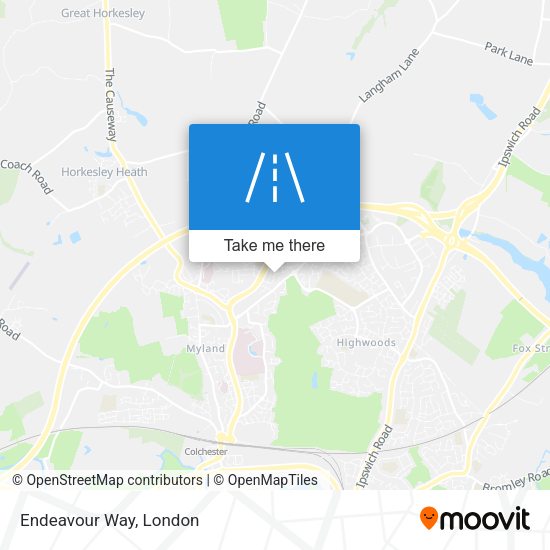 Endeavour Way map