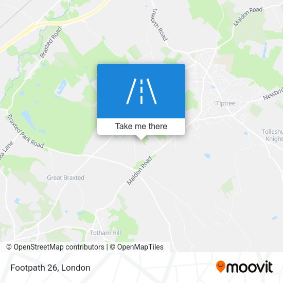 Footpath 26 map