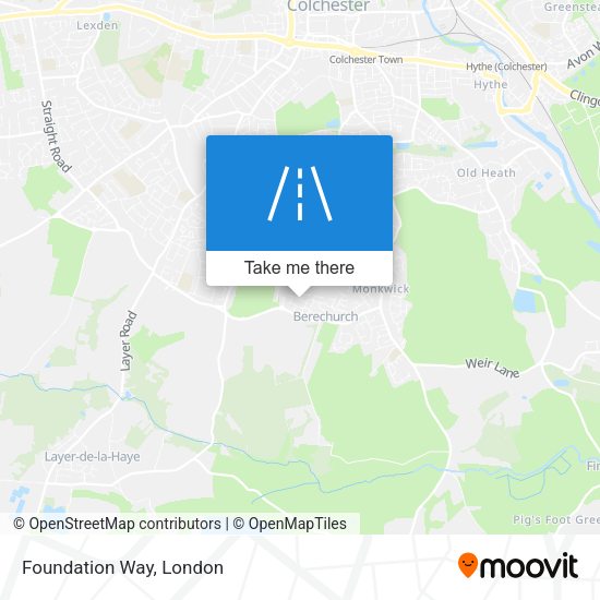 Foundation Way map