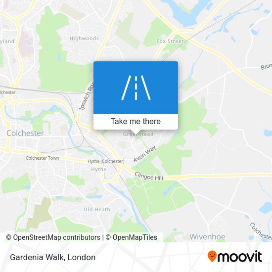 Gardenia Walk map