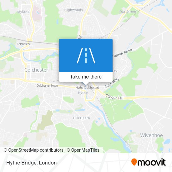 Hythe Bridge map