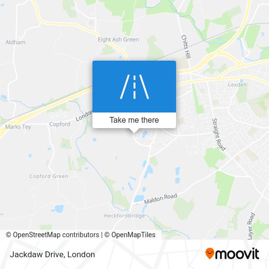 Jackdaw Drive map