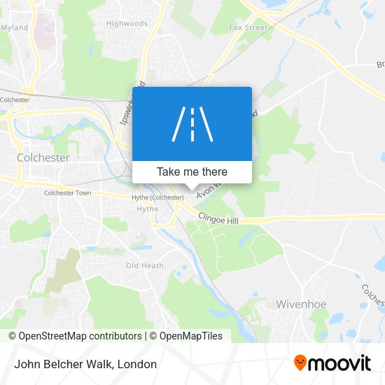 John Belcher Walk map