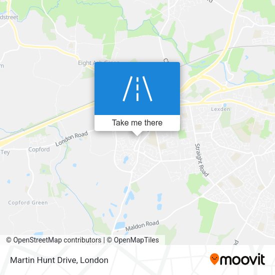 Martin Hunt Drive map