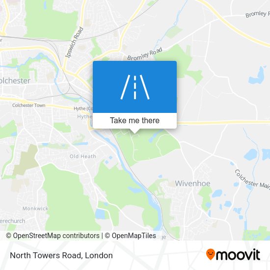 North Towers Road map