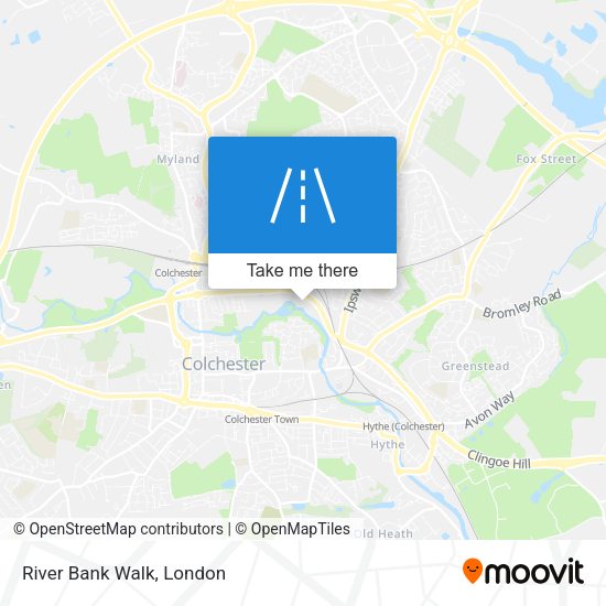 River Bank Walk map